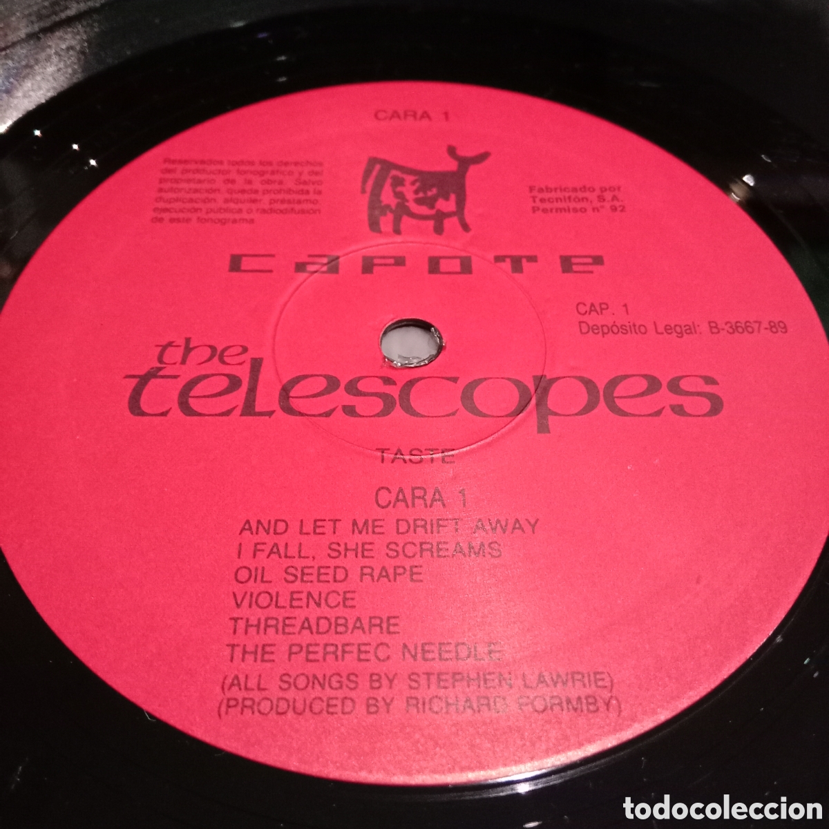 Discos de vinilo: THE TELESCOPES - TASTE - LP - Foto 4