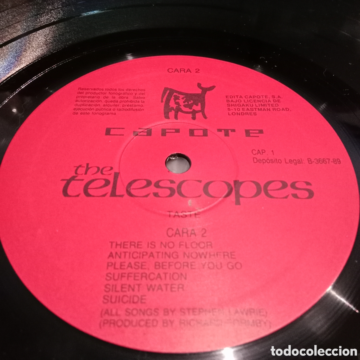 Discos de vinilo: THE TELESCOPES - TASTE - LP - Foto 5