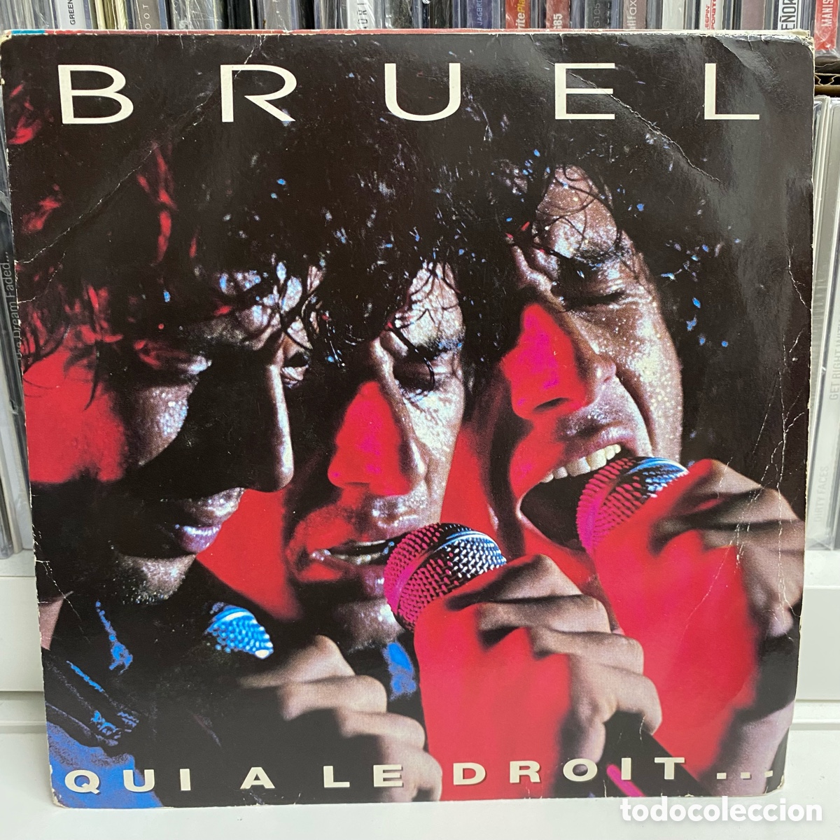 Discos de vinilo: Patrick Bruel - Qui A Le Droit... (Single) - Foto 1