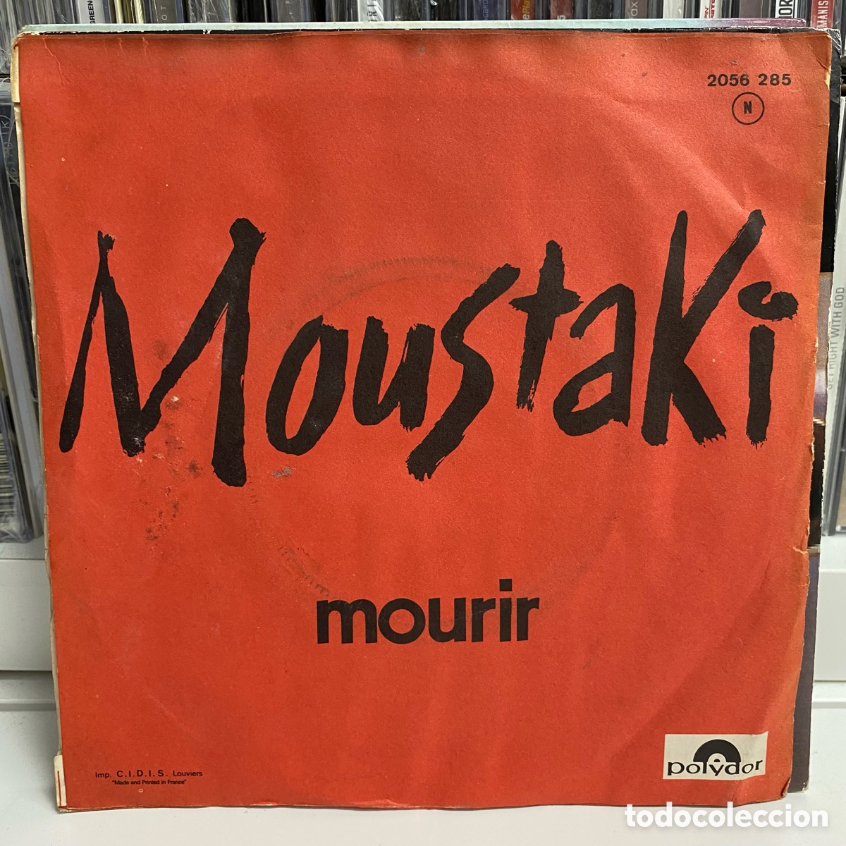 Discos de vinilo: Georges Moustaki - Sans La Nommer (Single) - Foto 2