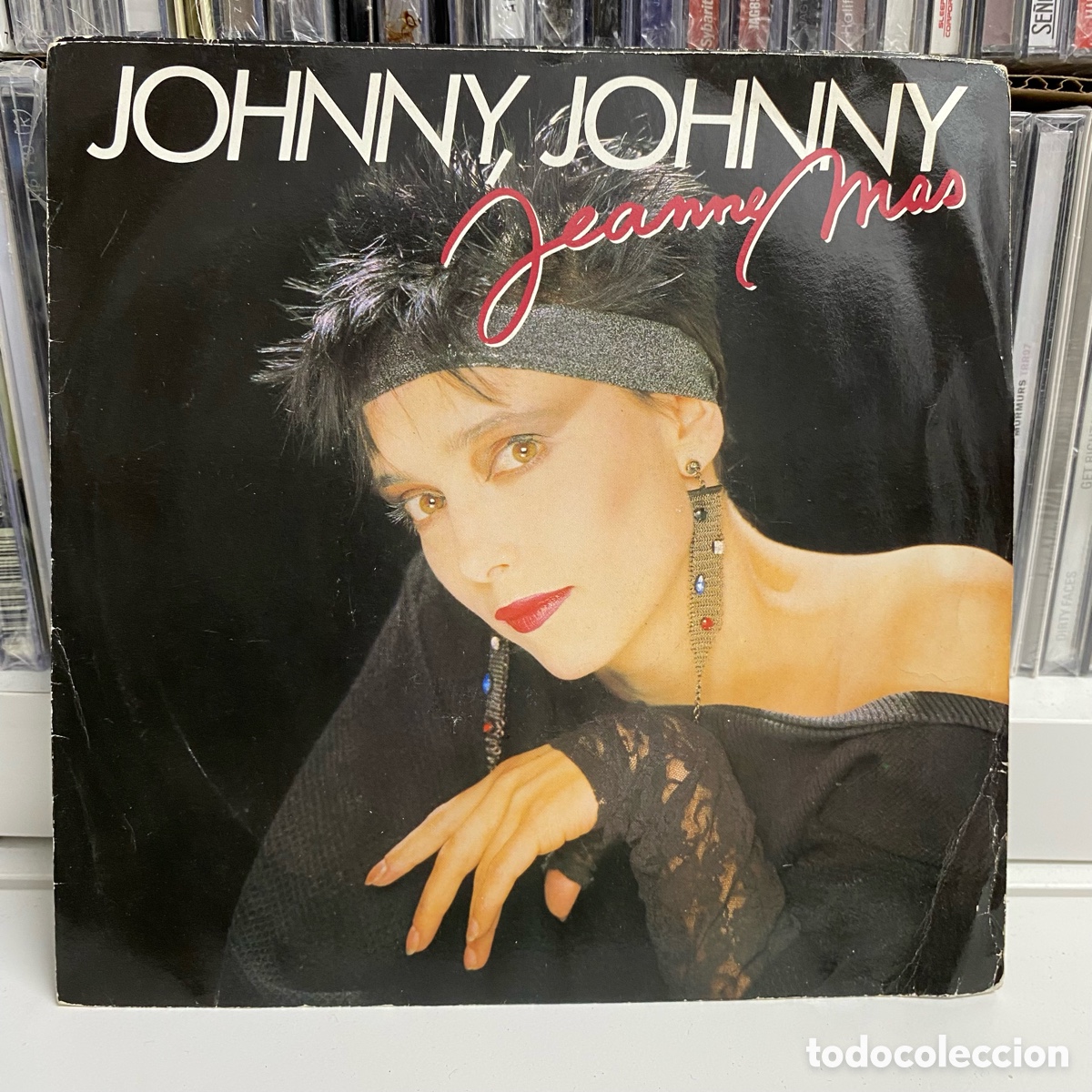 Discos de vinilo: Jeanne Mas - Johnny, Johnny (Single) - Foto 1