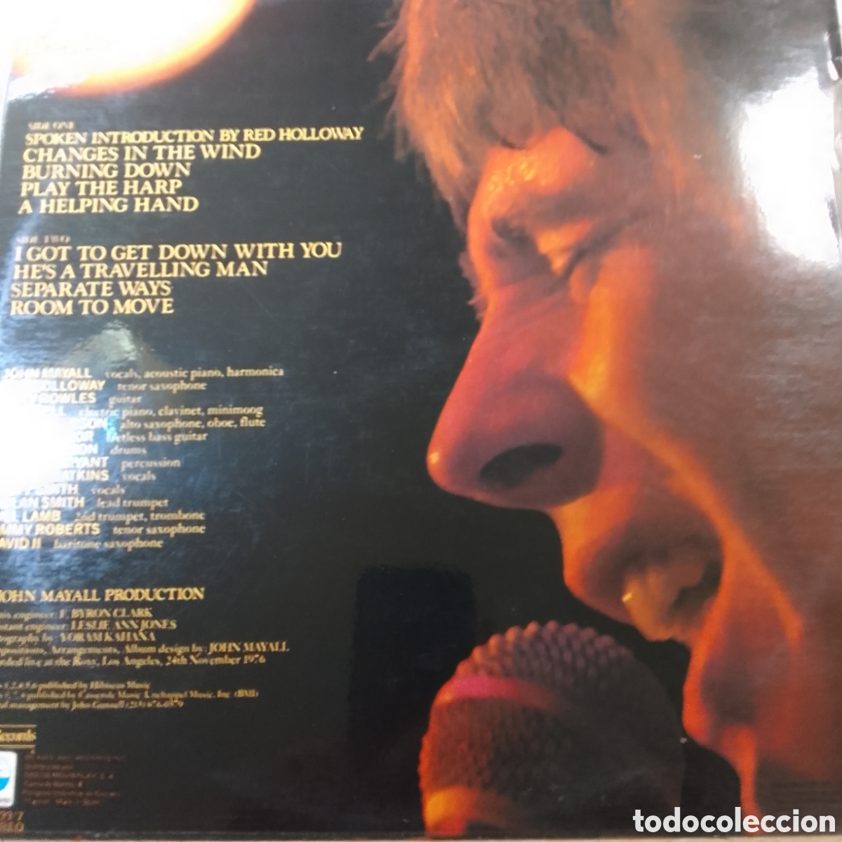 Discos de vinilo: JOHN MAYALL RECORDED LIVE FROM ROXY IN LOS ANGELES - Foto 2