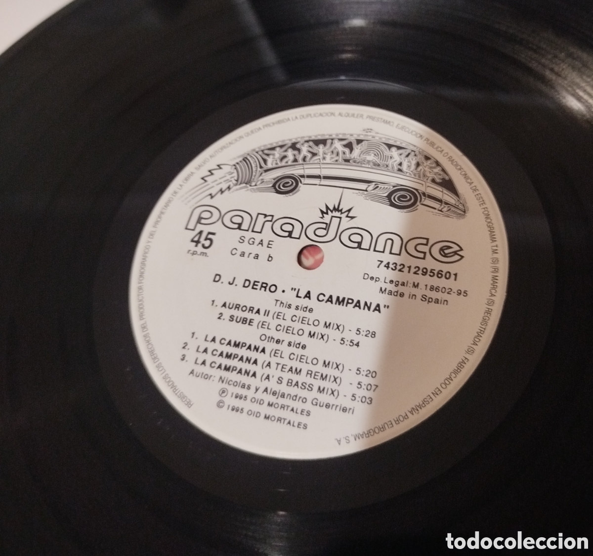 Discos de vinilo: DJ Dero&nbsp;&lrm;&ndash;&nbsp;La Campana - Foto 3