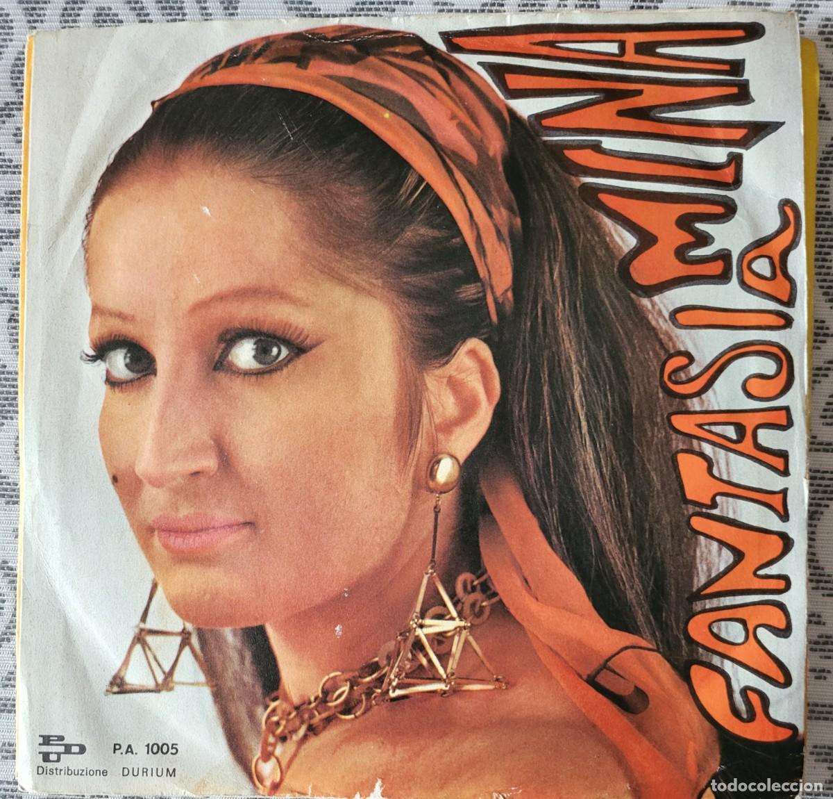 Discos de vinilo: Mina single sello PDU editado en Italia... - Foto 2