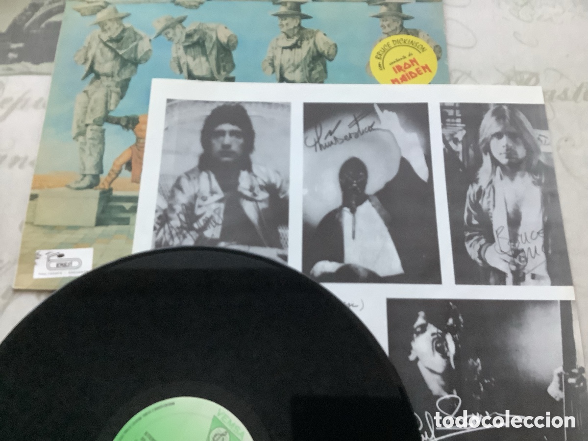 Discos de vinilo: SAMSON. SHOCK TACTICS. SPAIN 1989. - Foto 4