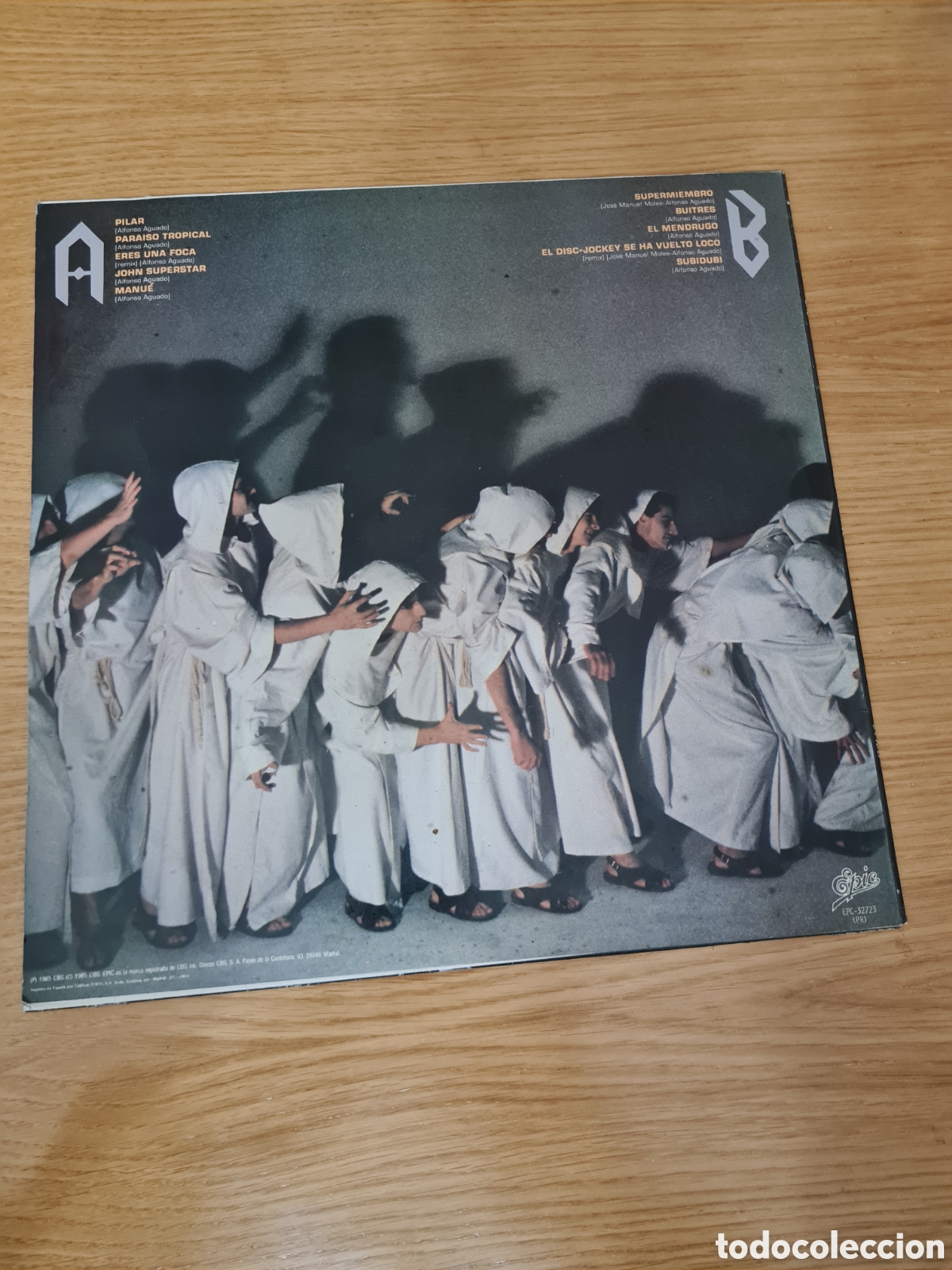 Discos de vinilo: B-LP LOS INHUMANOS. 1985 CBS - Foto 2