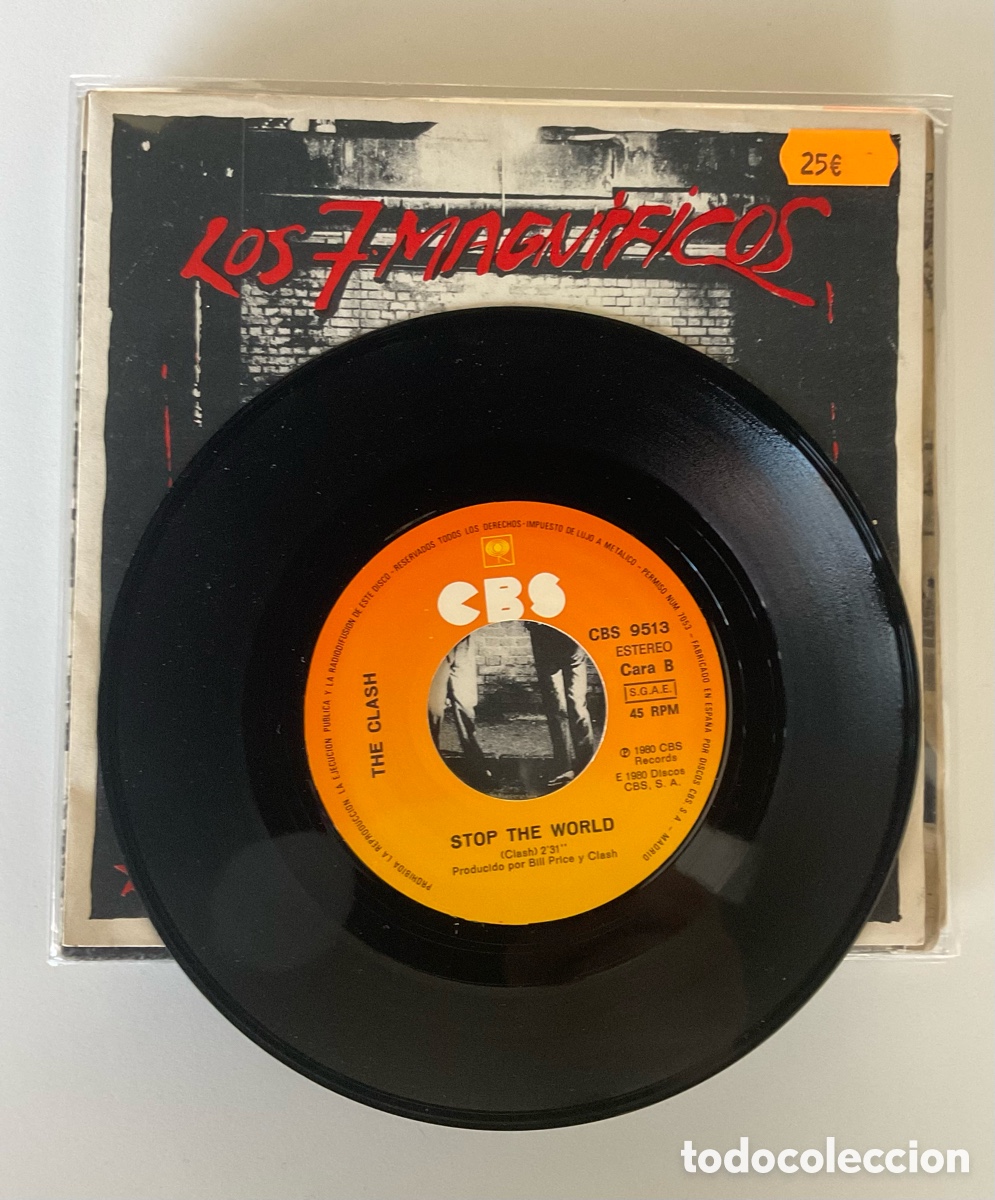 Discos de vinilo: THE CLASH. Lo Siete Magn&iacute;ficos. - Foto 4