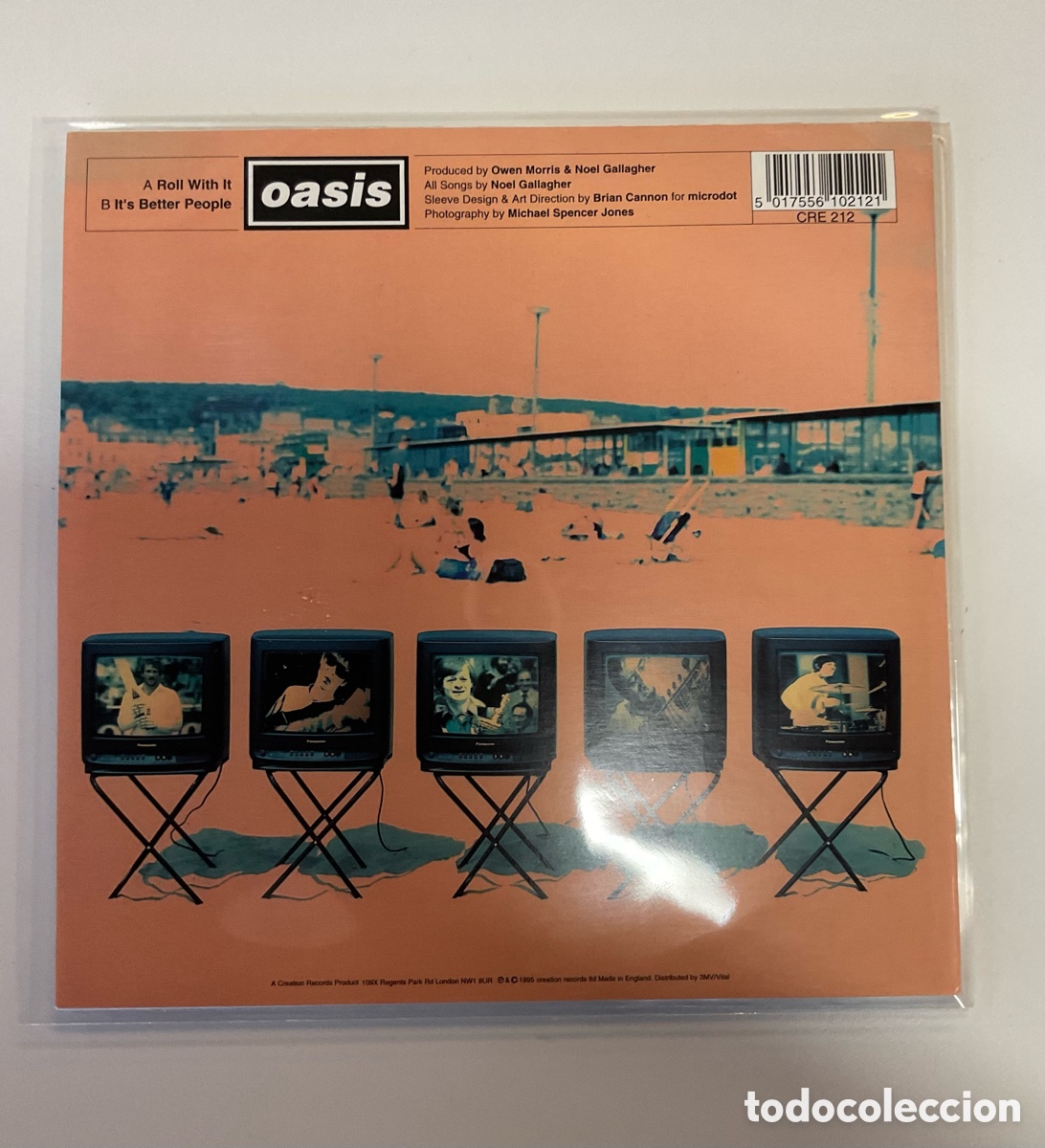 Discos de vinilo: OASIS. A Roll with it. UK. - Foto 2
