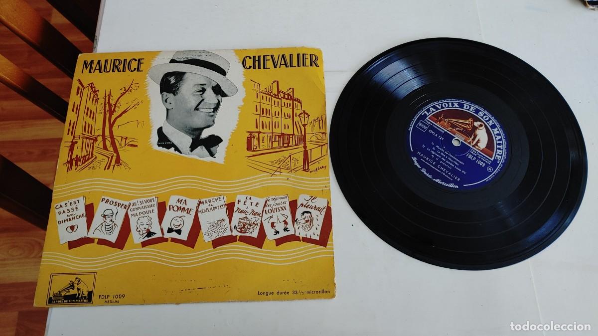 Discos de vinilo: MAURICE CHEVALIER-LP DE 10 PULGADAS - Foto 1