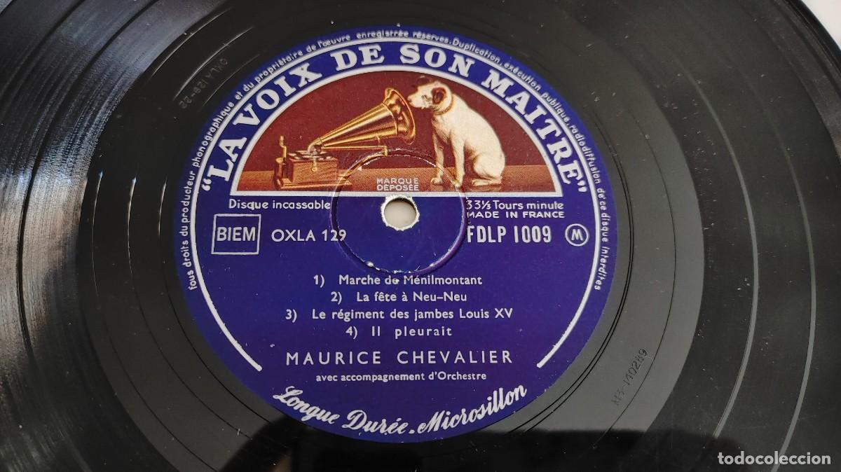 Discos de vinilo: MAURICE CHEVALIER-LP DE 10 PULGADAS - Foto 2