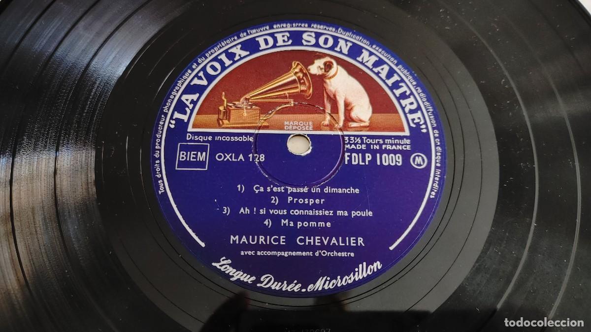 Discos de vinilo: MAURICE CHEVALIER-LP DE 10 PULGADAS - Foto 3
