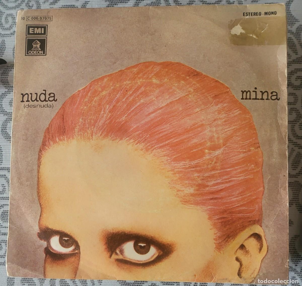 Discos de vinilo: Mina single sello Emi-Odeon editado en Espa&ntilde;a a&ntilde;o 1976... - Foto 1