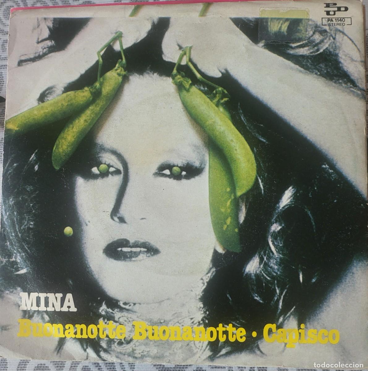 Discos de vinilo: Mina single sello PDF editado en Italia... - Foto 1