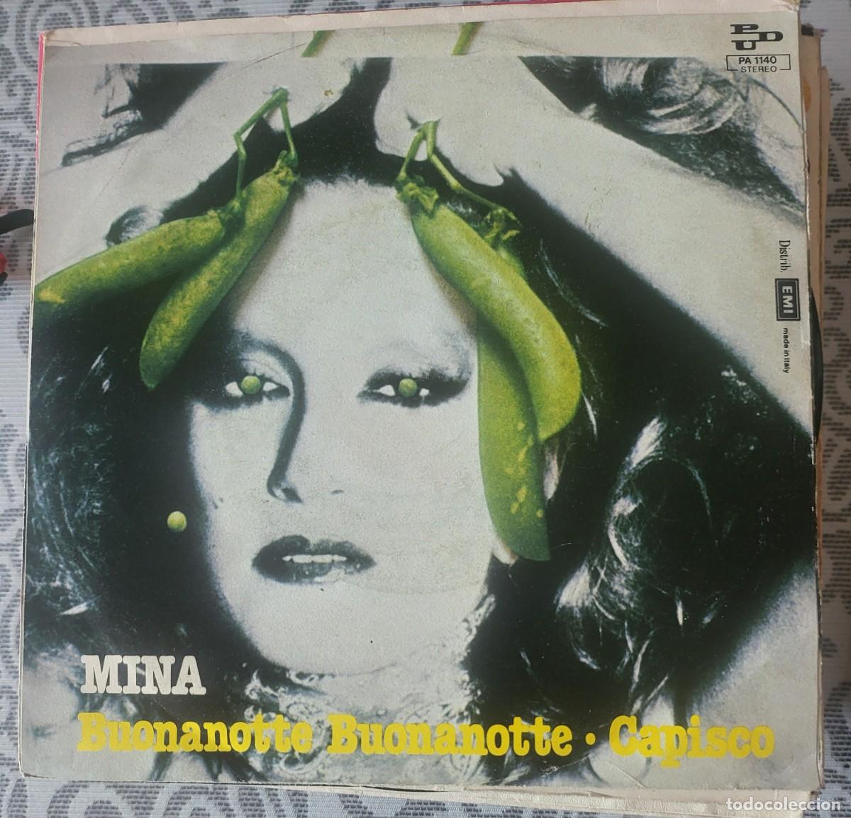Discos de vinilo: Mina single sello PDF editado en Italia... - Foto 2