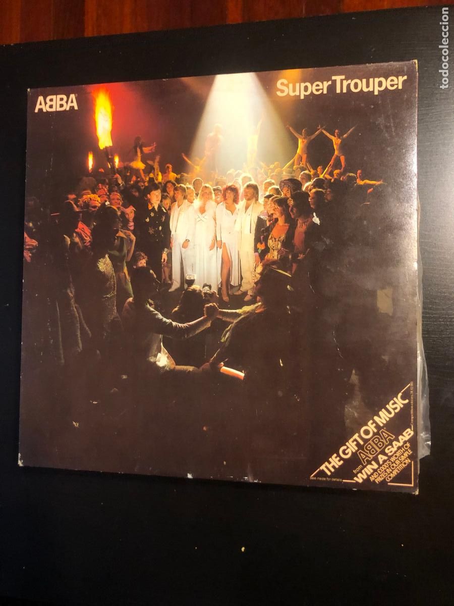 Discos de vinilo: Abba Super Trouper lp Epic UK - Abba - Foto 1