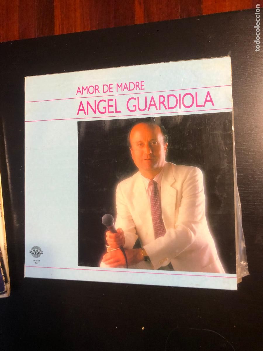 Discos de vinilo: Angel Guardiola Amor de madre 1988 lp Percil Spain - Angel Guardiola