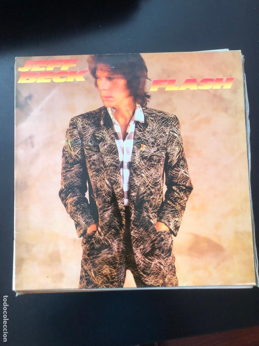 Discos de vinilo: Jeff Beck Flash 1985 lp Epic Spain - Jeff Beck - Foto 1