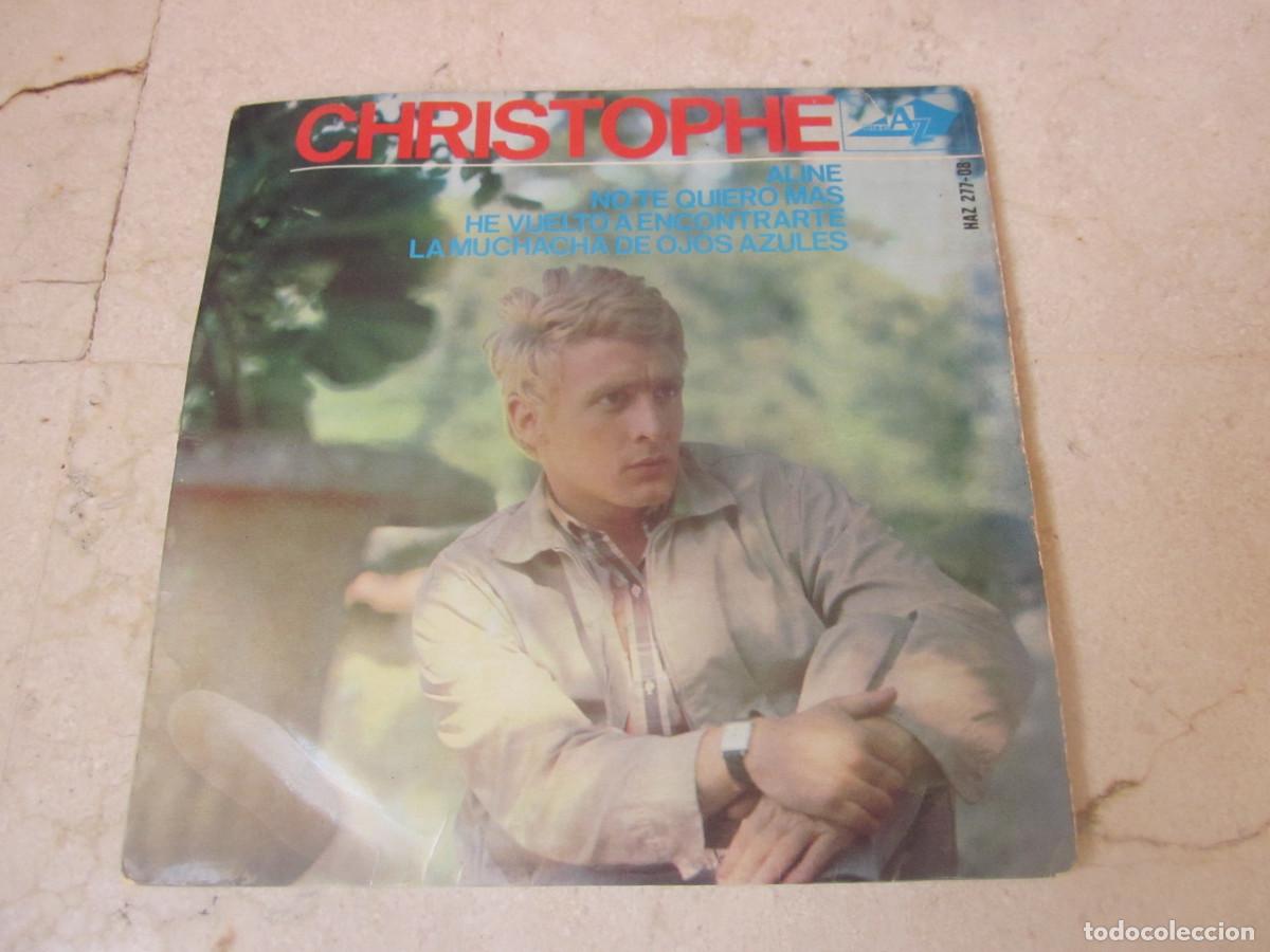 Discos de vinilo: CHRISTOPHE - ALINE - HISPAVOX 1965 - Foto 1