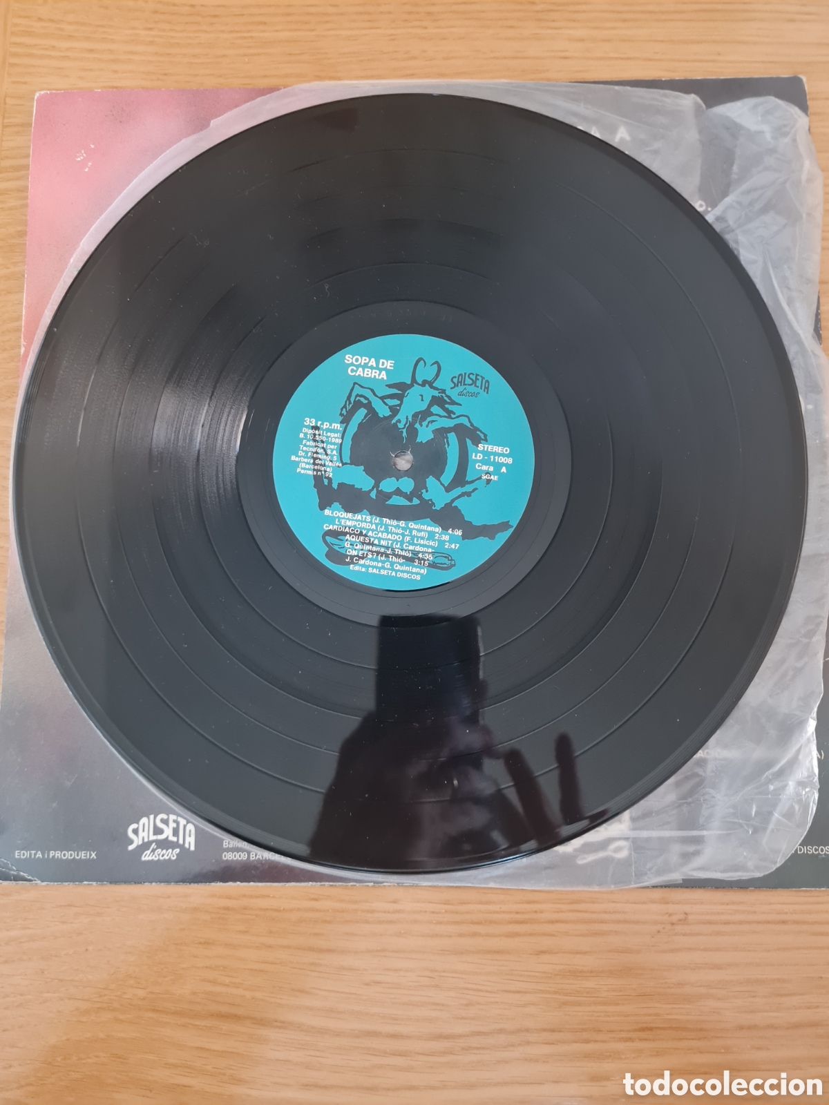 Discos de vinilo: B-LP SOPA DE CABRA. 1989. - Foto 3