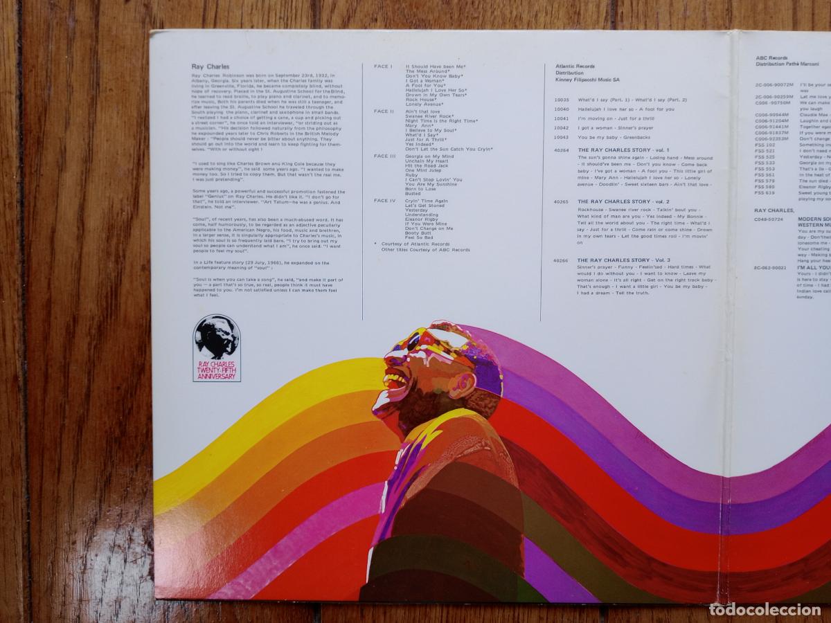 Discos de vinilo: Ray Charles - 25 ans de Ray Charles , ses plus grands succes - Foto 2