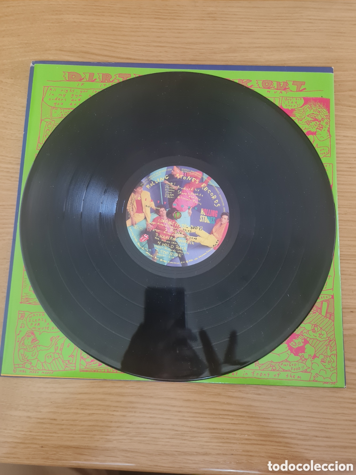 Discos de vinilo: B-DIRTY WORK ROLLING STONES. - Foto 3