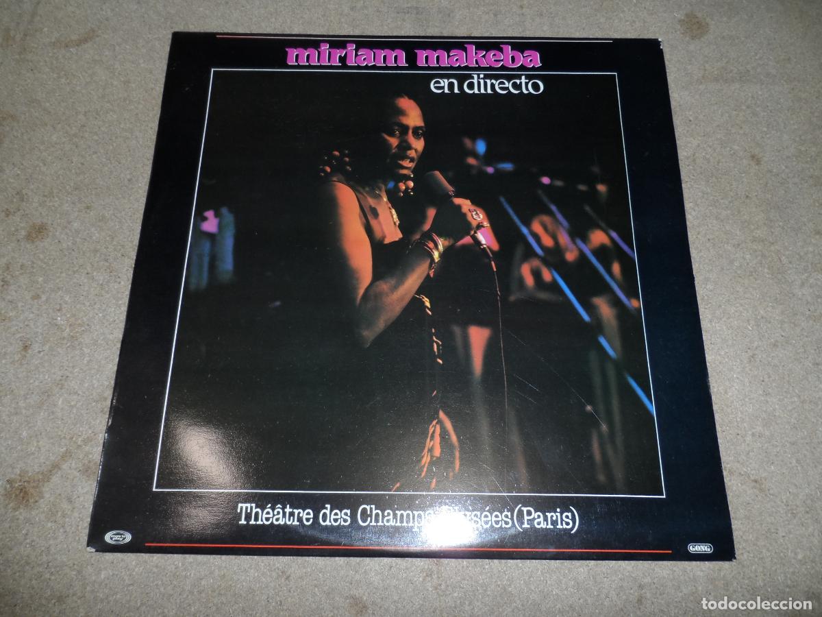 Discos de vinilo: Miriam Makeba - En directo (SPAIN 1980) - Foto 1