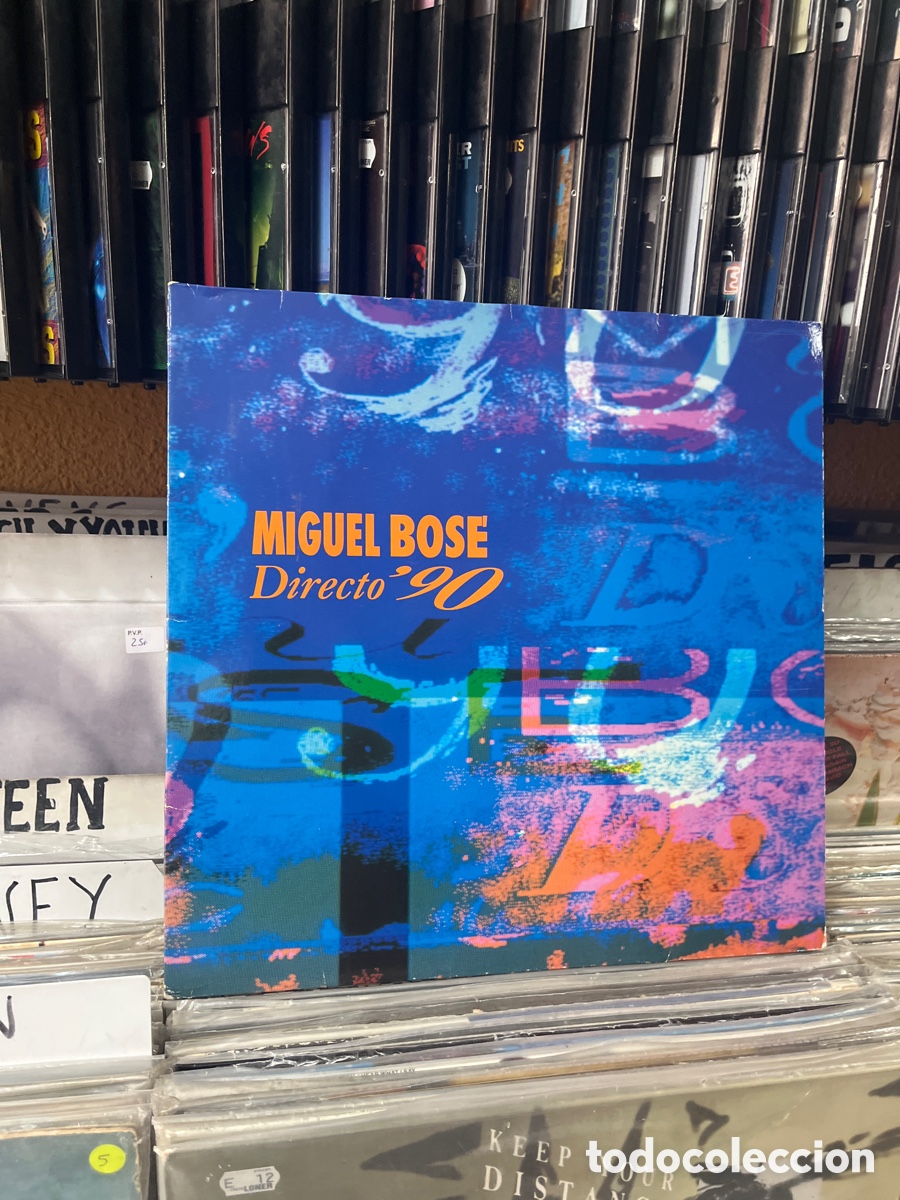 Discos de vinilo: miguel bos&eacute; directo 90 dos lps - Foto 1