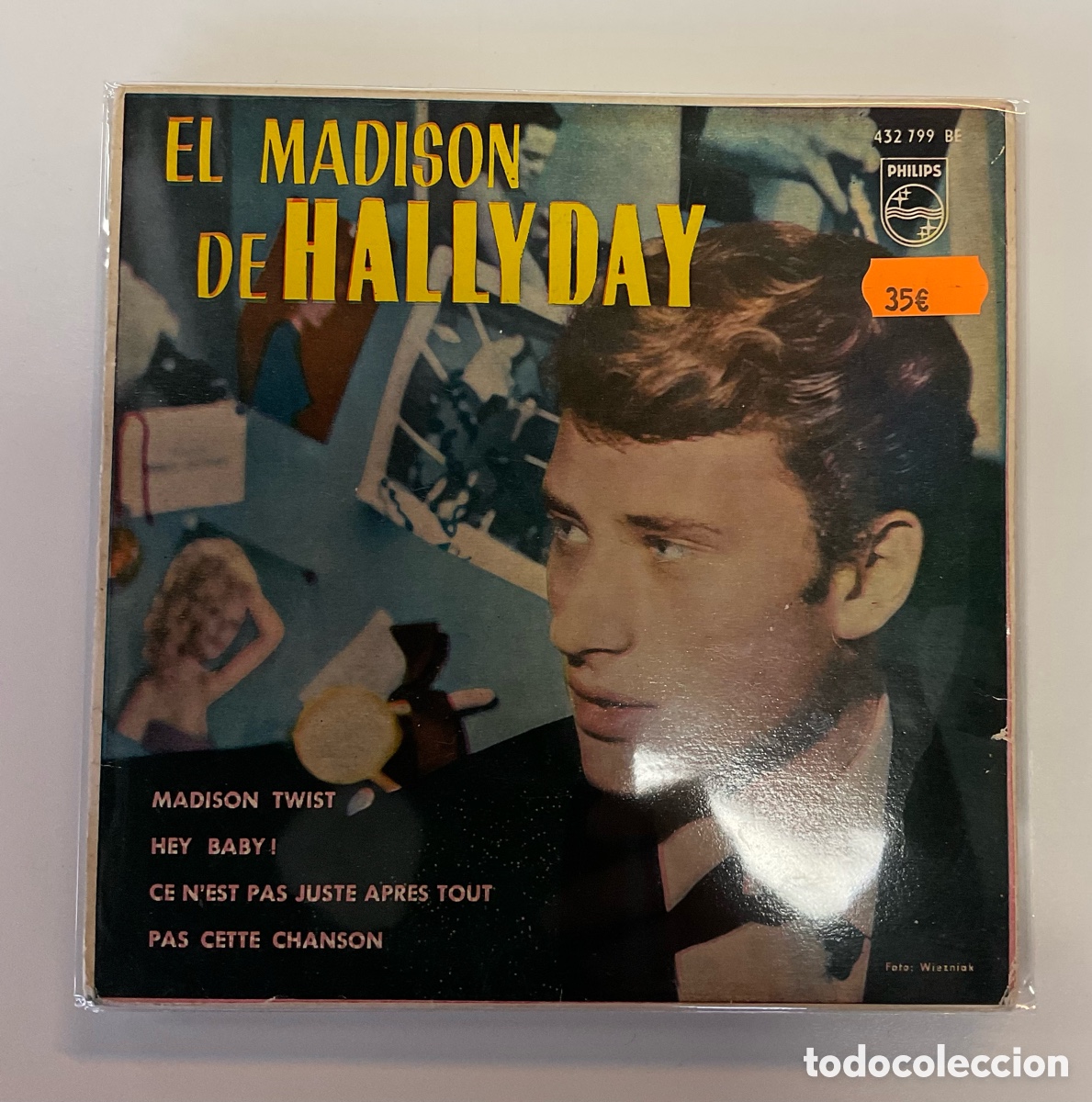 Discos de vinilo: JOHNNY HALLYDAY. El Madison de Hallyday. - Foto 1