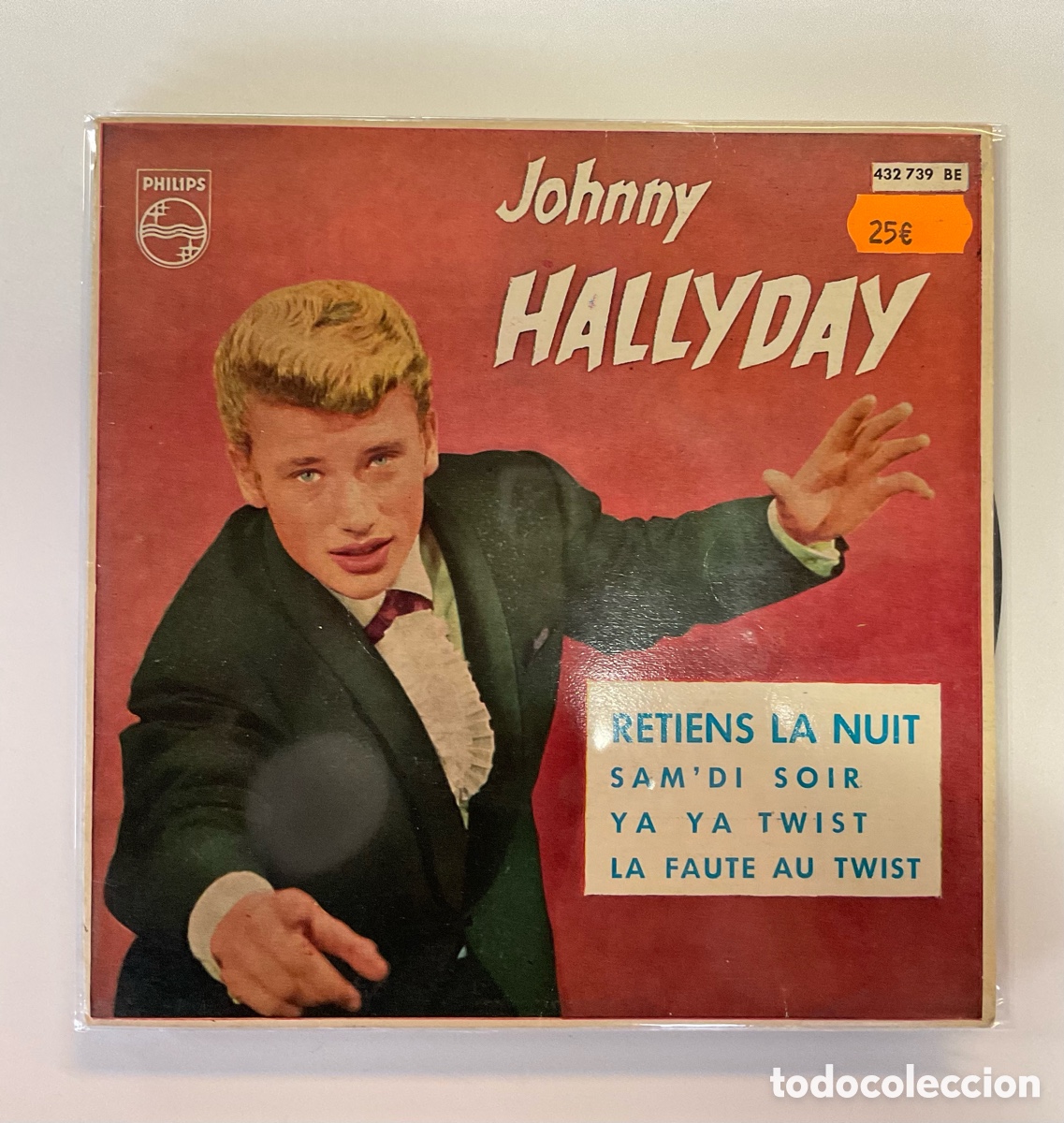 Discos de vinilo: JOHNNY HALLYDAY. Retiens La Nuit. - Foto 1