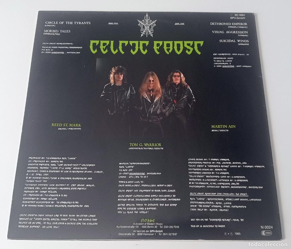 Discos de vinilo: LP CELTIC FROST - EMPEROR&acute;S RETURN - Foto 2