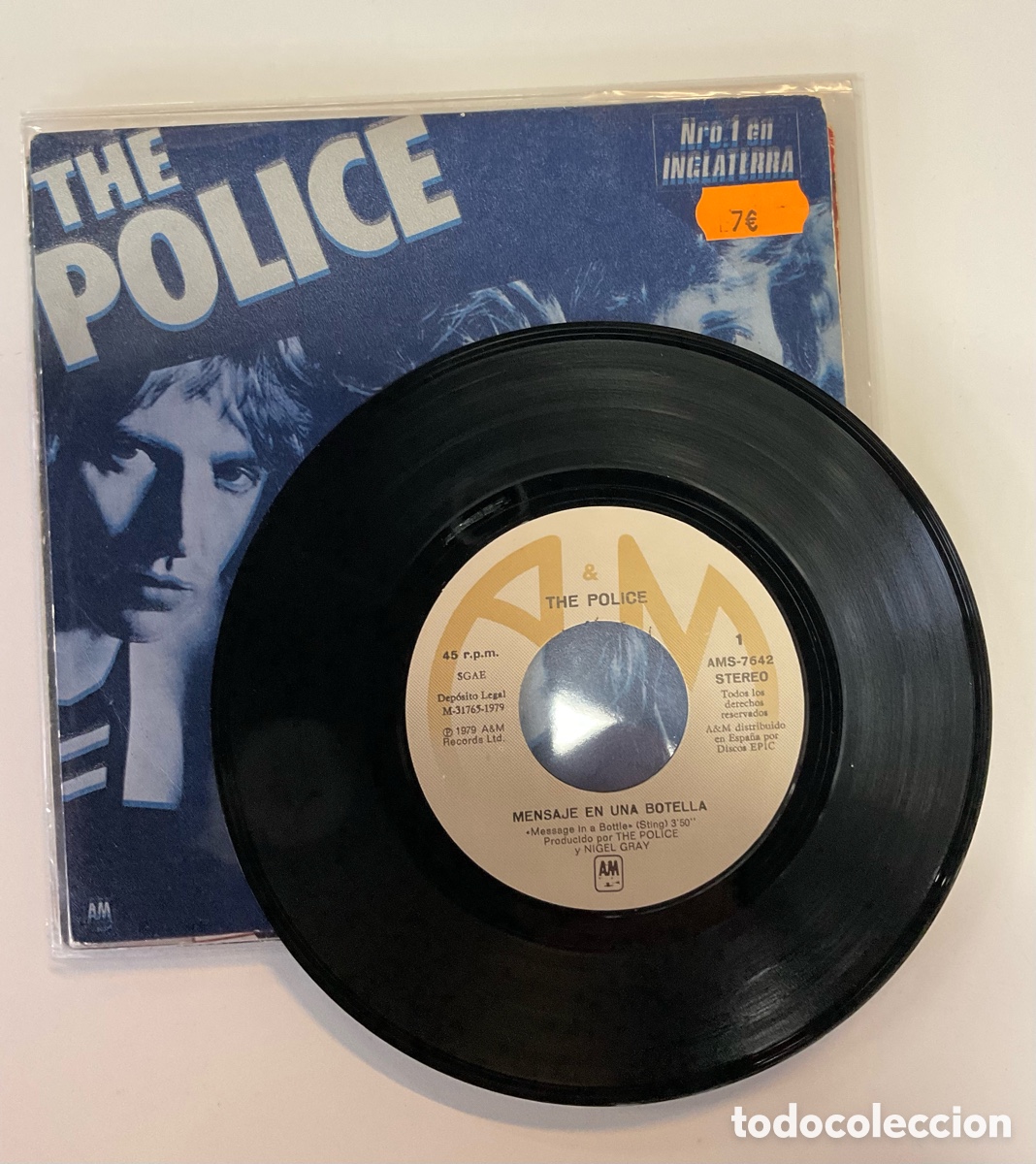 Discos de vinilo: THE POLICE. Message in a Bottle. - Foto 3