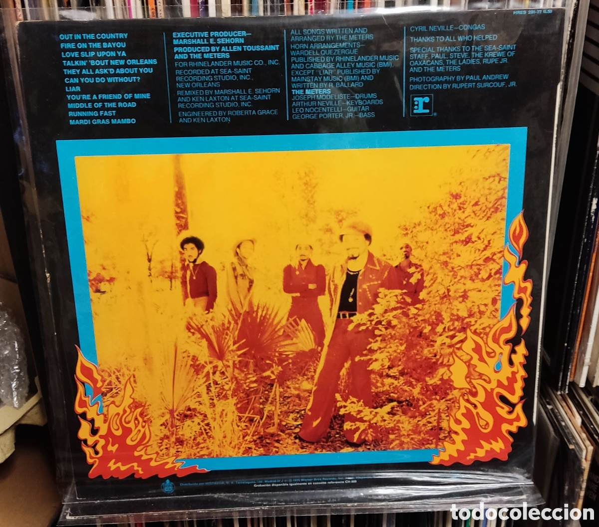 Discos de vinilo: THE METERS - FIRE ON THE BAYOU - Foto 2