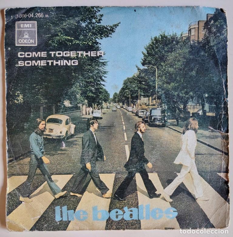 Discos de vinilo: The Beatles. Come together/ Something. Emi-Odeon, Spain 1969 single - Foto 1