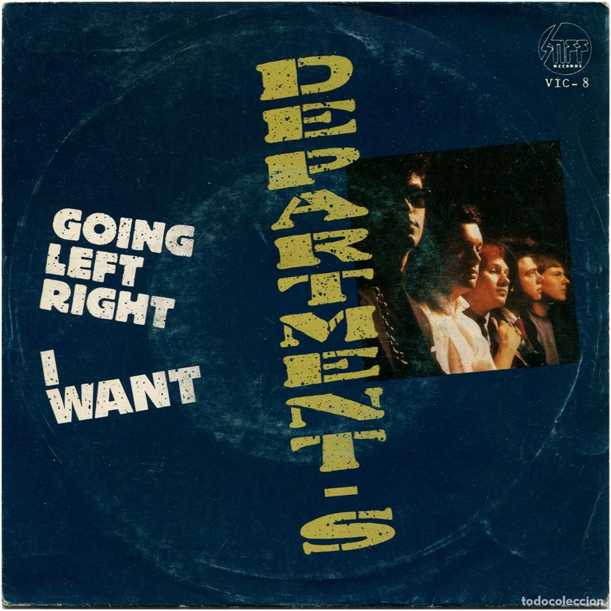 Vinyl-Schallplatten: Department- S - Going Left Right / I Want - SG promo SPain 1981 - Stiff Records &lrm;VIC-8 - EX/VG+