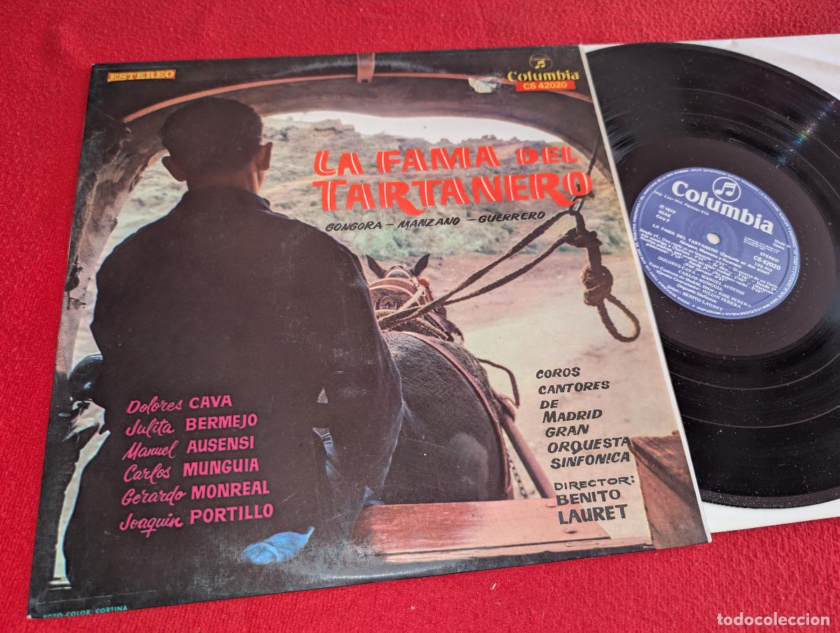 Disques de vinyle: MADRID dir Lauret LA FAMA DEL TARTANERO Gongora+Manzano+Guerrero LP 1984 Cava+Bermejo+Ausensi++