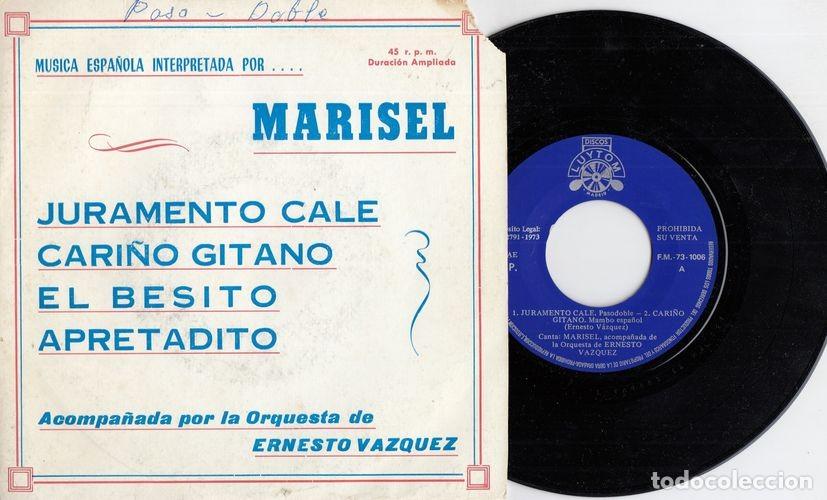Discos de vinilo: MARISEL - JURAMENTO CALE - EP DE VINILO - CAJA 29 - Foto 1