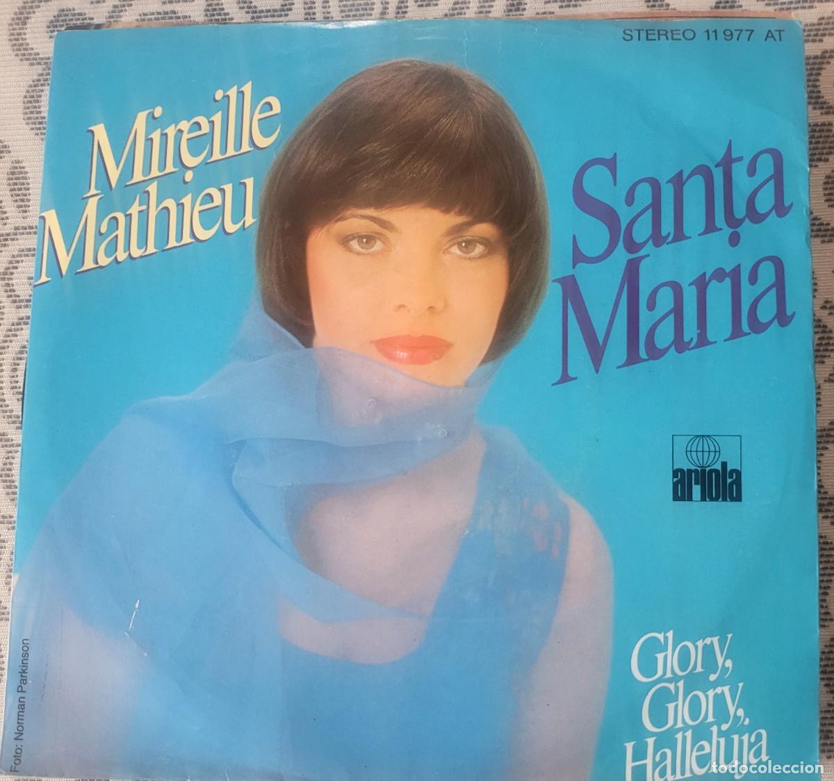 Discos de vinilo: Mireille Mathieu single sello Ariola editado en Alemania... - Foto 1