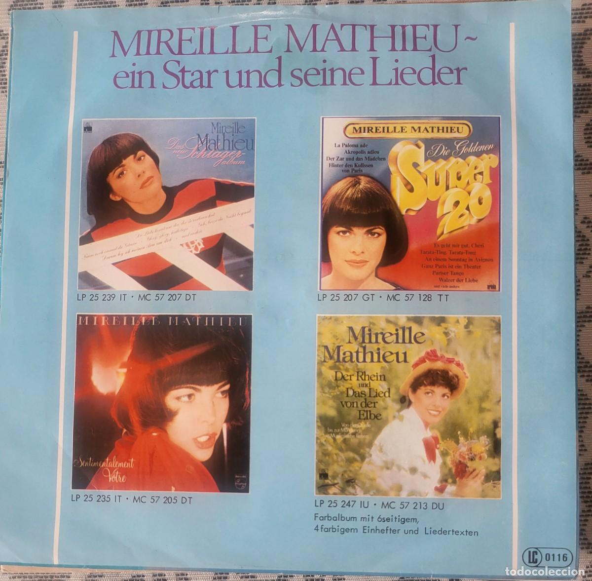 Discos de vinilo: Mireille Mathieu single sello Ariola editado en Alemania... - Foto 2