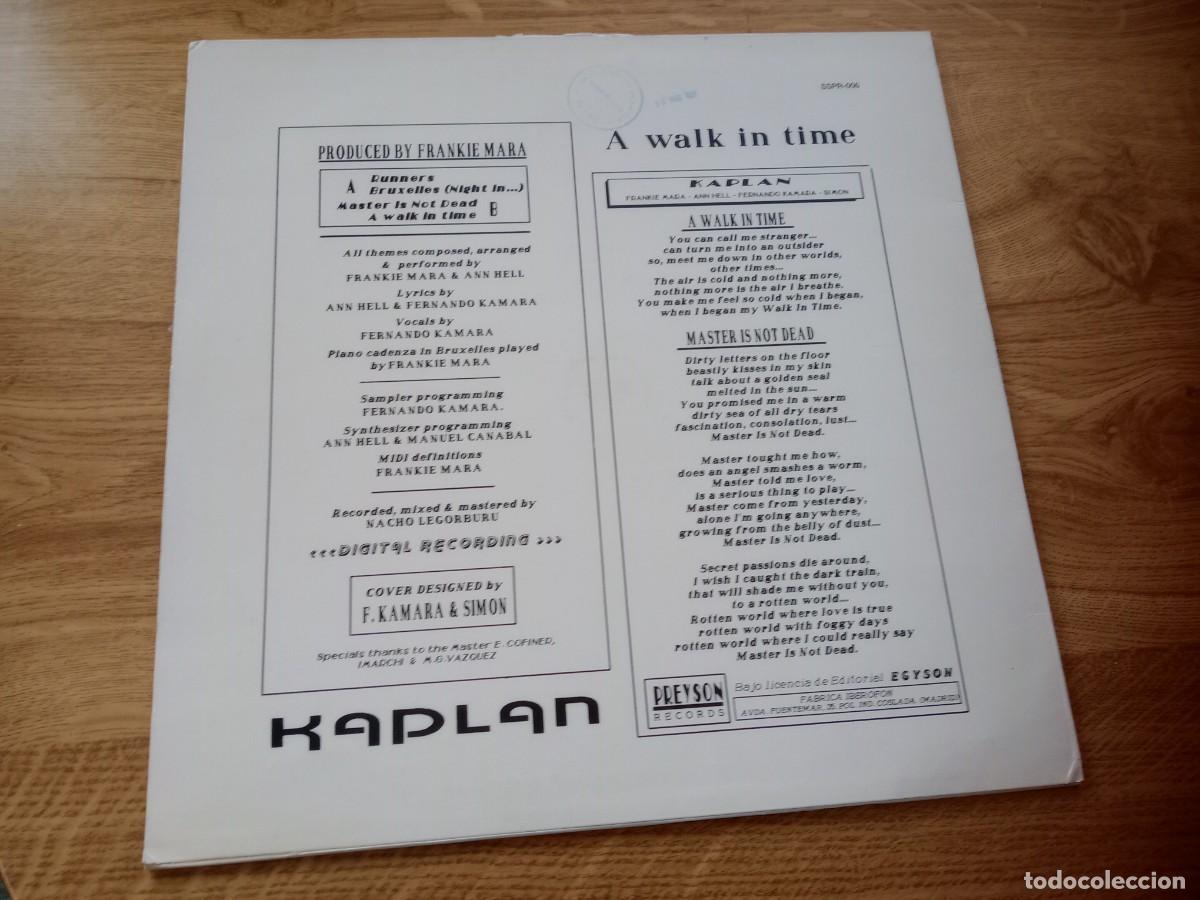 Discos de vinilo: KAPLAN / A WALK IN TIME - Foto 2