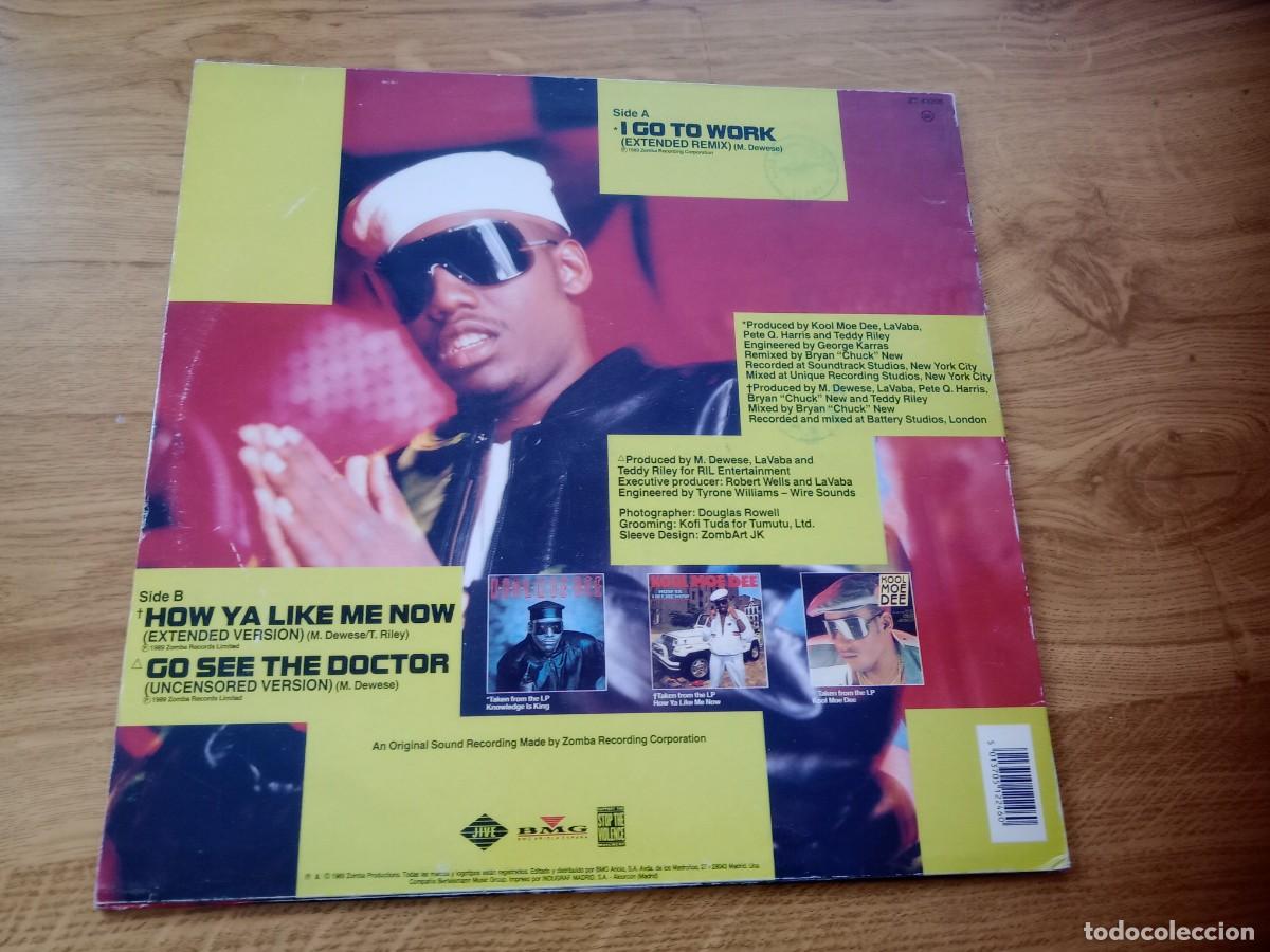 Discos de vinilo: KOOL MOE DEE / GO TO WORK - Foto 2