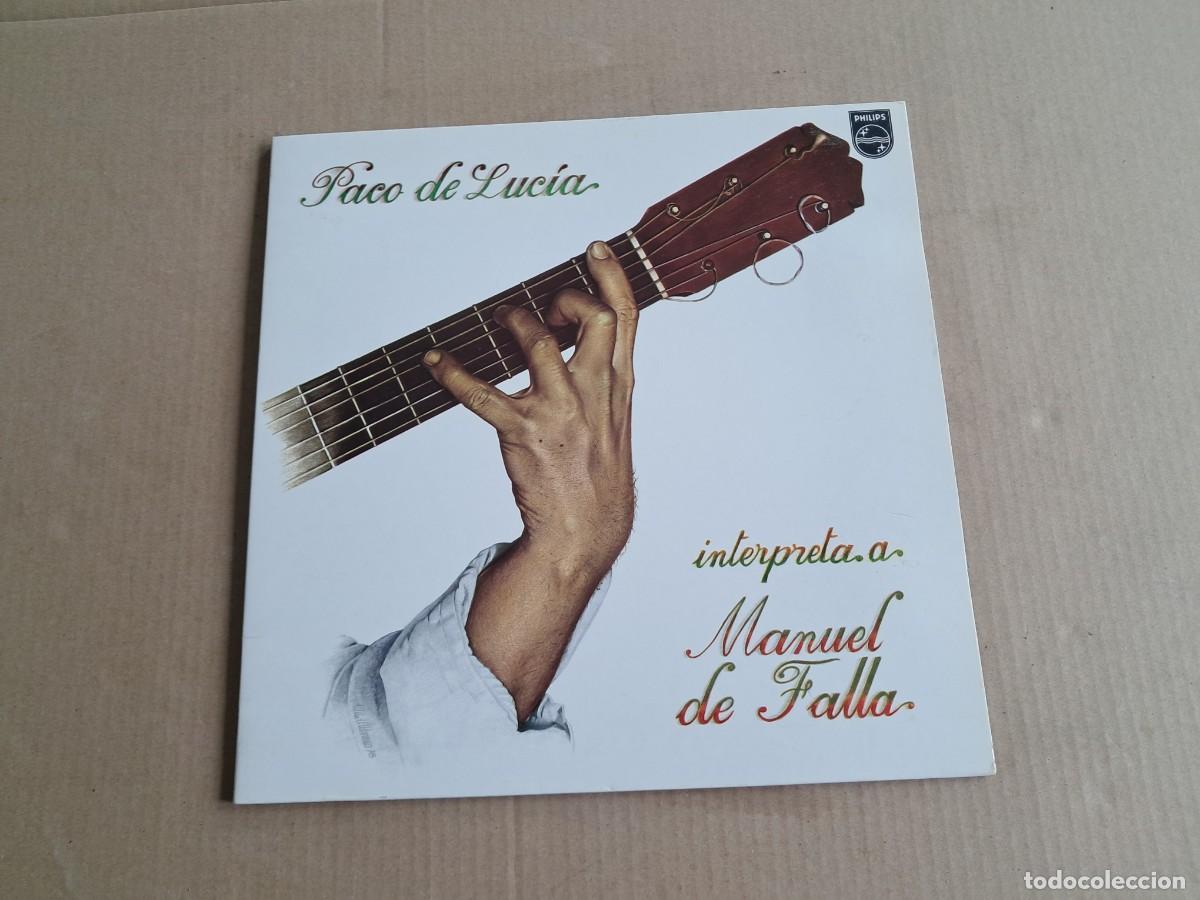 Discos de vinilo: PACO DE LUCIA - INTERPRETA A MANUEL DE FALLA LP 1980 GATEFOLD - Foto 1