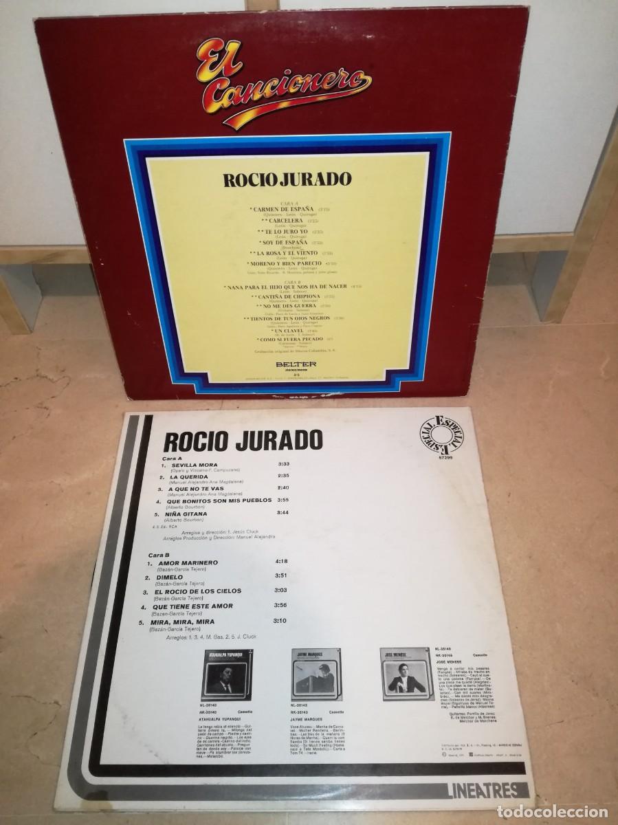 Discos de vinilo: LOTE DE 2 LPs ORIGINALES DE ROCIO JURADO - Foto 2