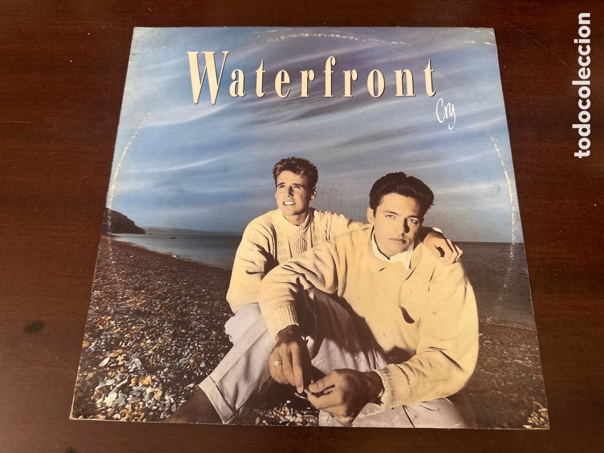 Discos de vinilo: WATERFRONT - CRY / POLIDOR UK. 1988 - Foto 1