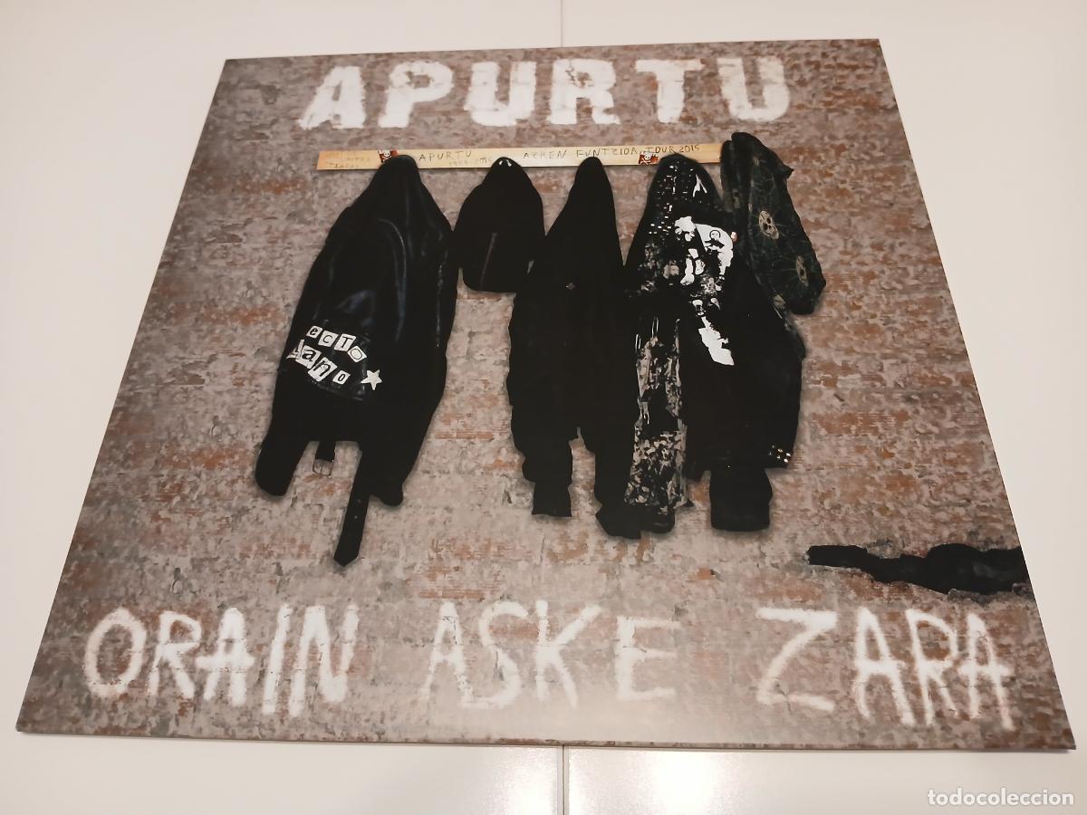 Discos de vinilo: APURTU -ORAIN ASKE ZARA- (2015) LP + CD - Foto 1