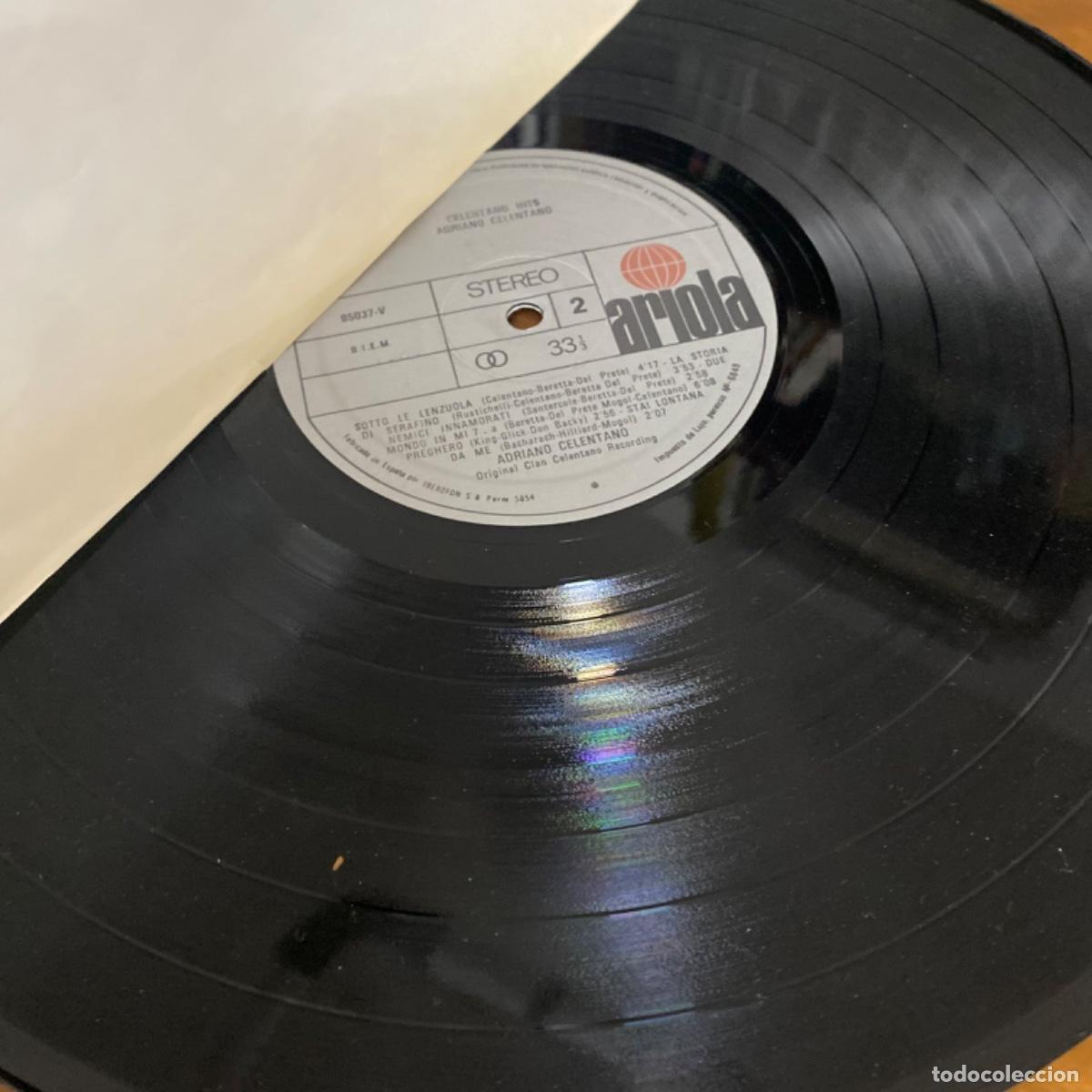 Discos de vinilo: ADRIANO CELENTANO HITS - Foto 2