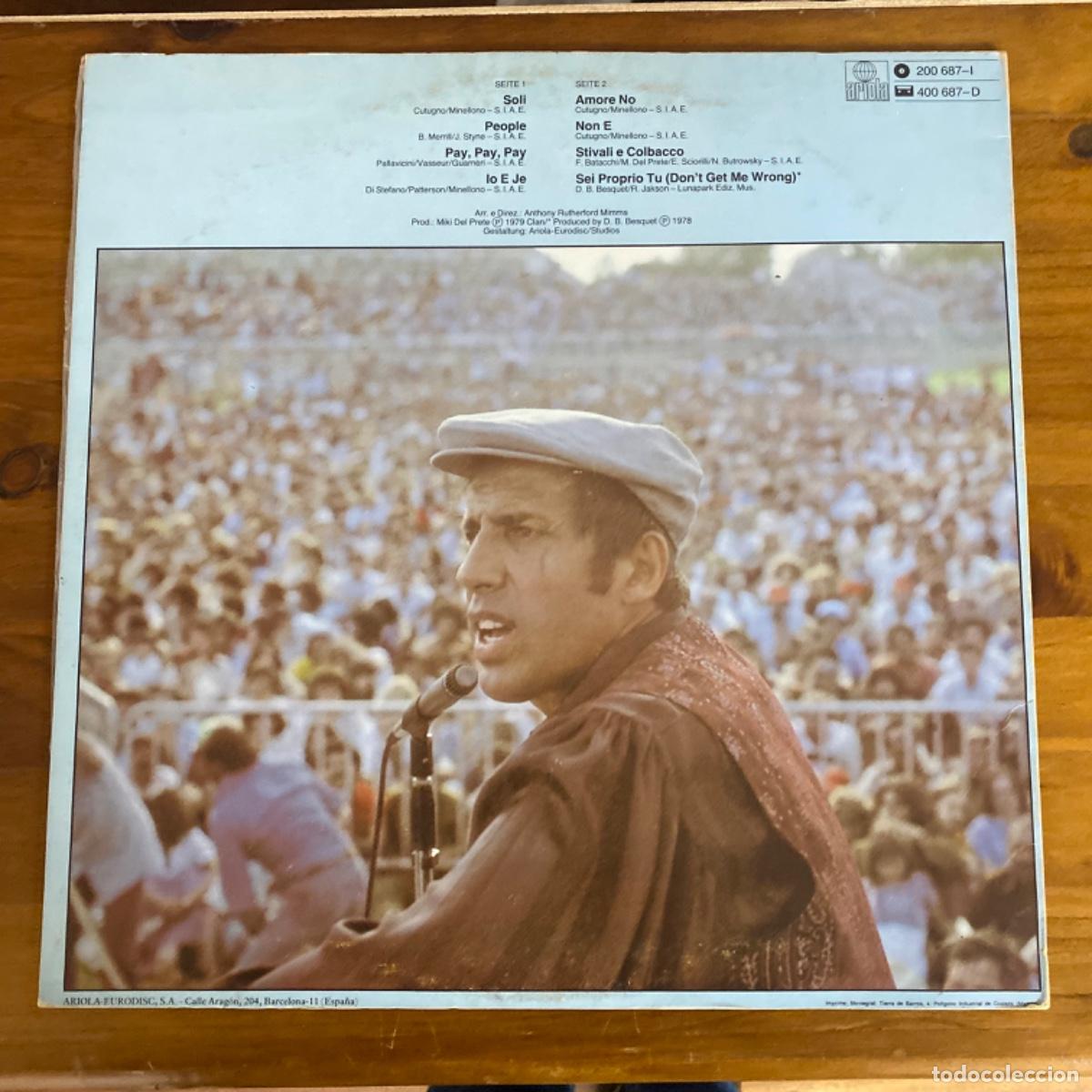 Discos de vinilo: ADRIANO CELENTANO SOLI - Foto 2