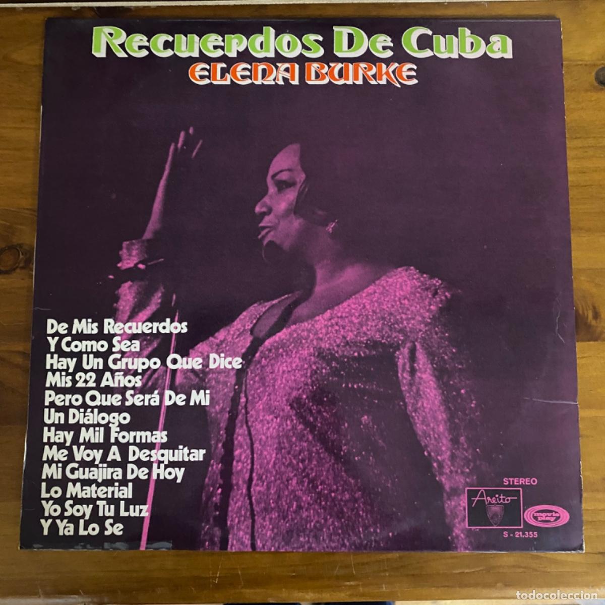 Discos de vinilo: ELENA BURKE RECUERDOS DE CUBA - Foto 1