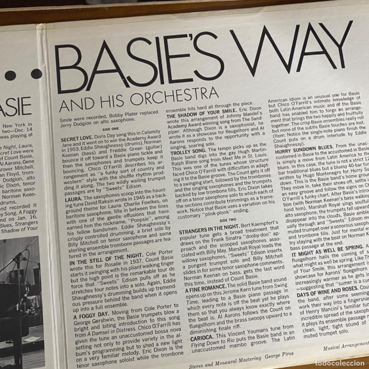 Discos de vinilo: COUNT BASIE AND HIS ORCHESTRA HOLLYWOOD - Foto 3