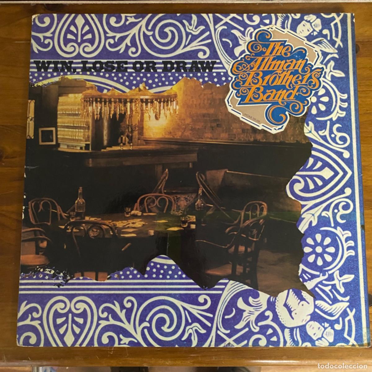 Discos de vinilo: ALLMAN BROTHERS WIN LOSE OR DRAW - Foto 1