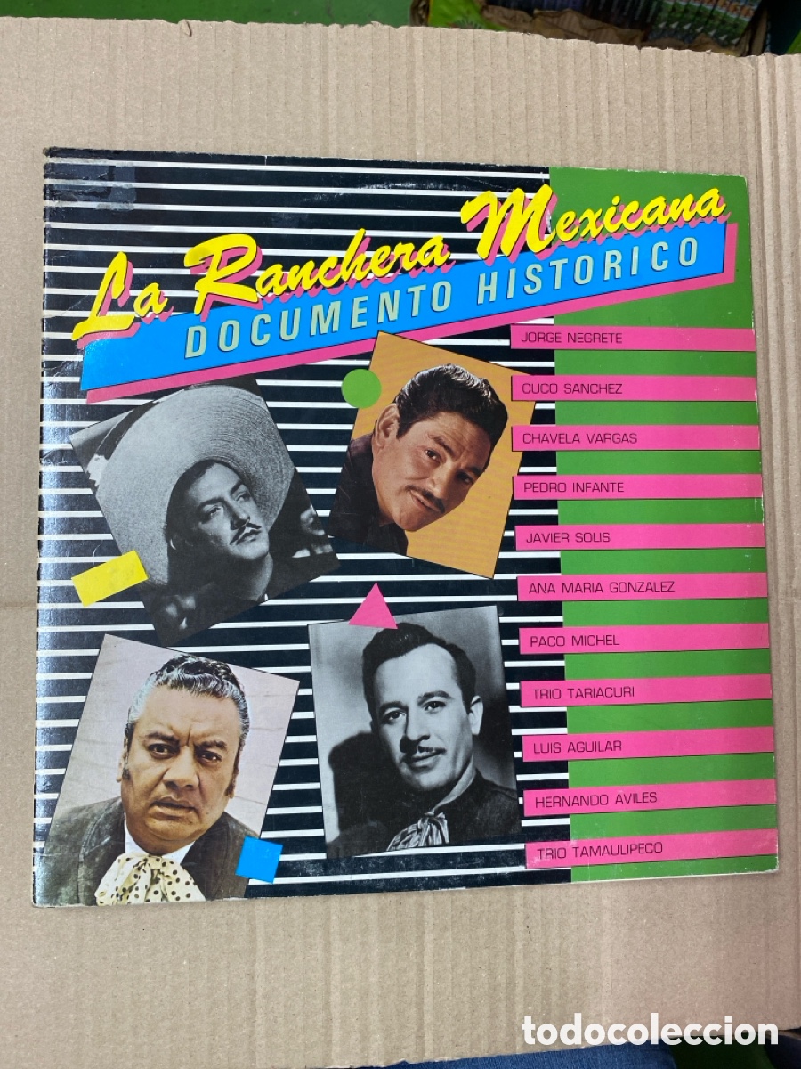 Disques de vinyle: 2xLP LA RANCHERA MEXICANA. DOCUMENTO HIST&Oacute;RICO